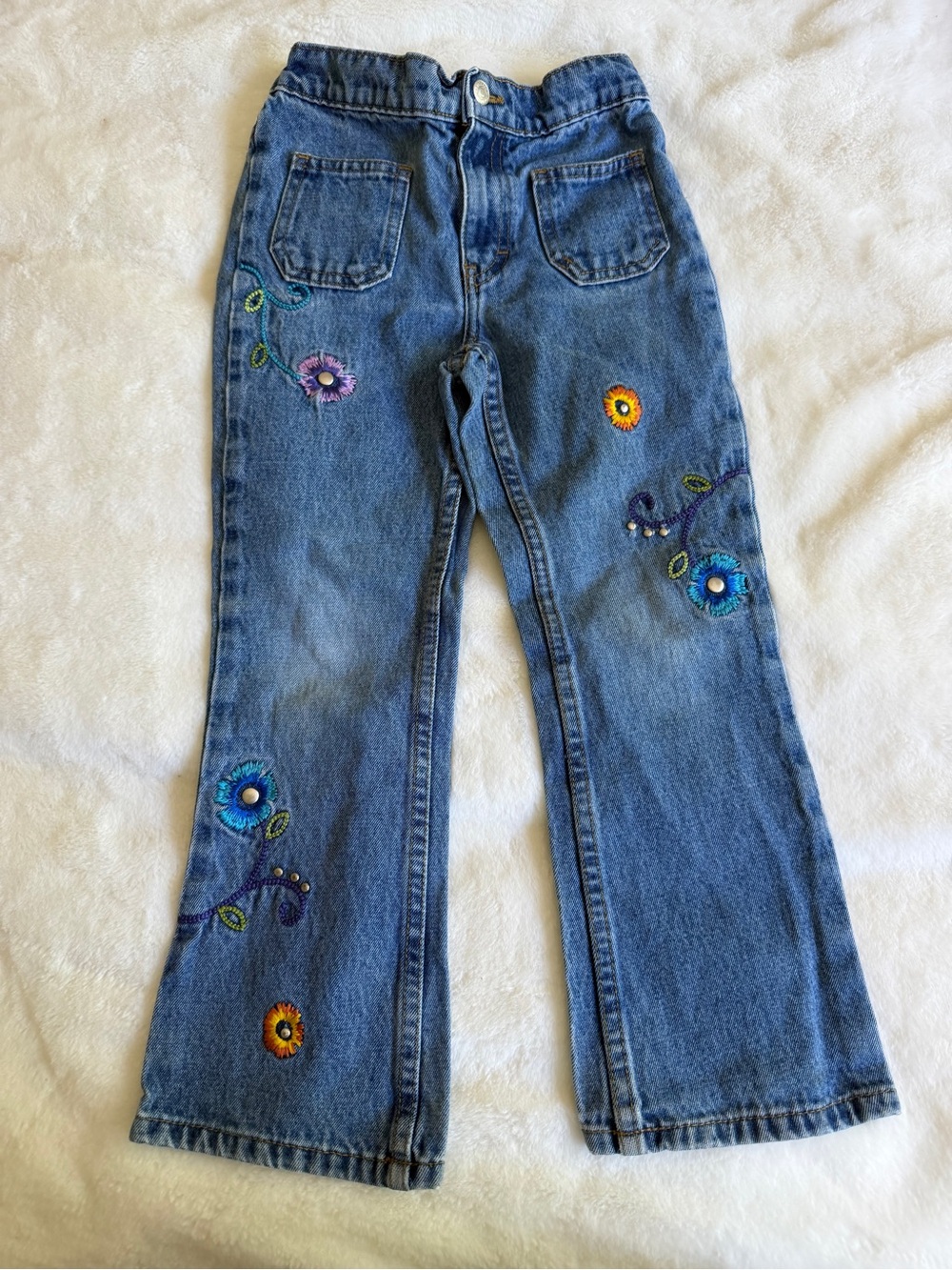 Jordache Vintage Embroidered Jeans Girl’s Size 6